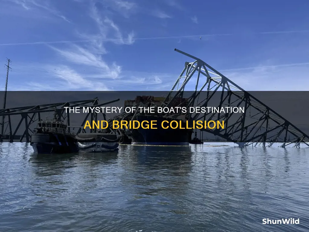 where was the boat going that hit the bridge