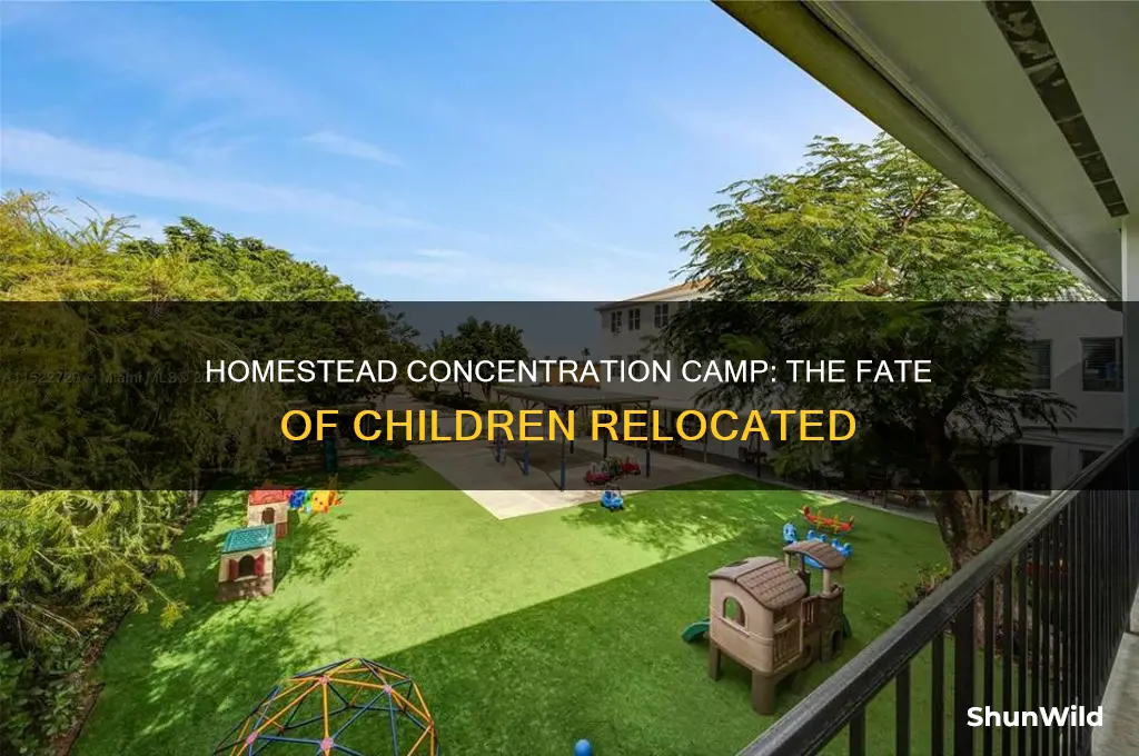 where were children in homestead concentration camp moved