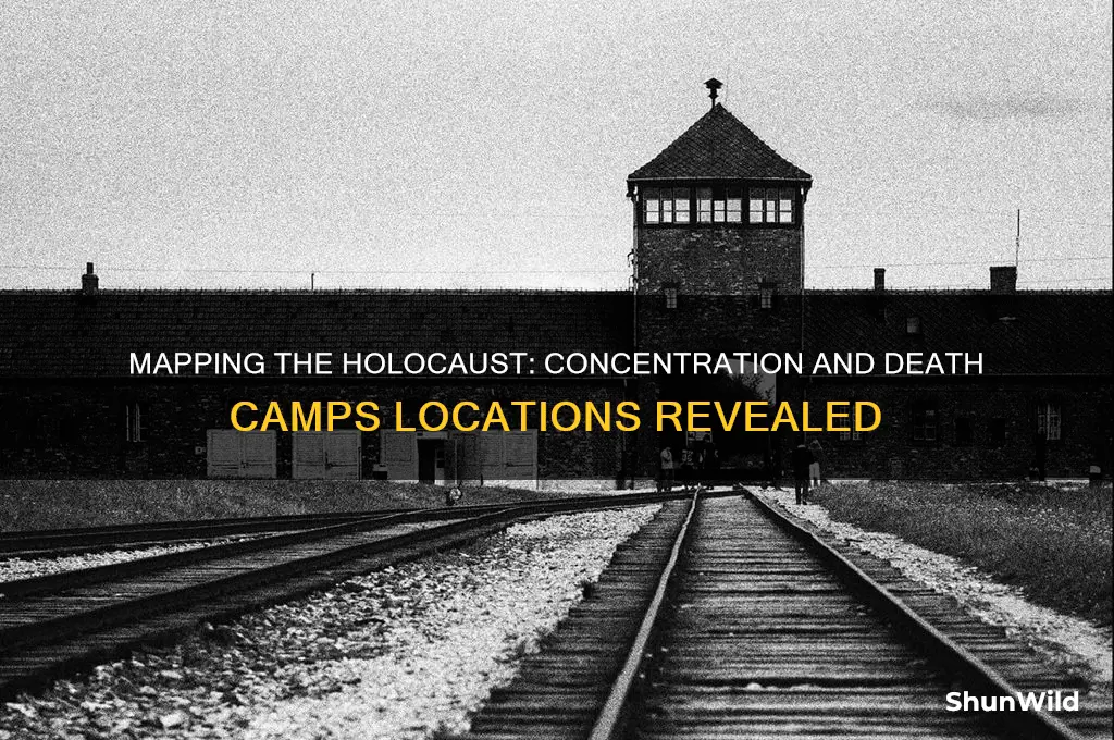 where were concentration camps and death camps located