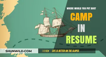 Strategically Placing Boot Camp Experience on Your Resume for Maximum Impact