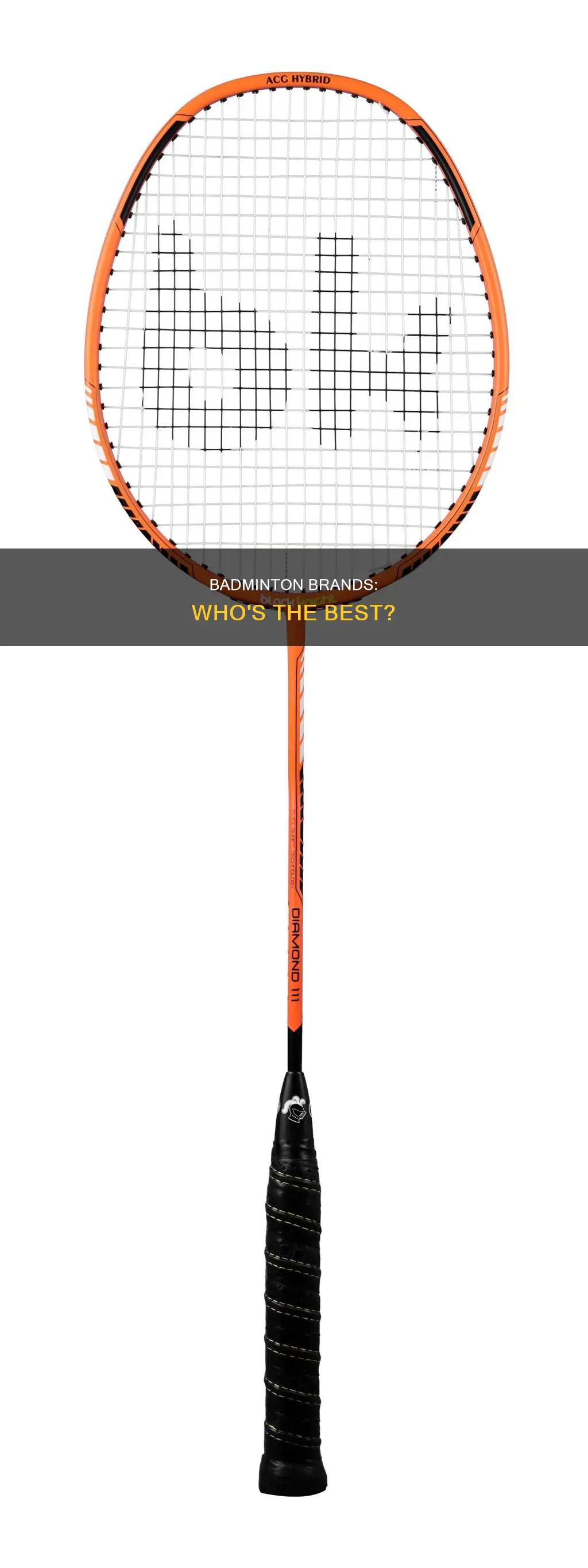 which badminton brand is the best