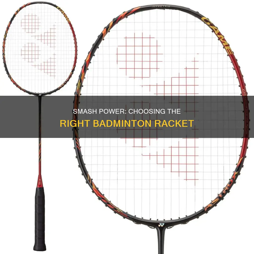 which badminton racket is best for smash
