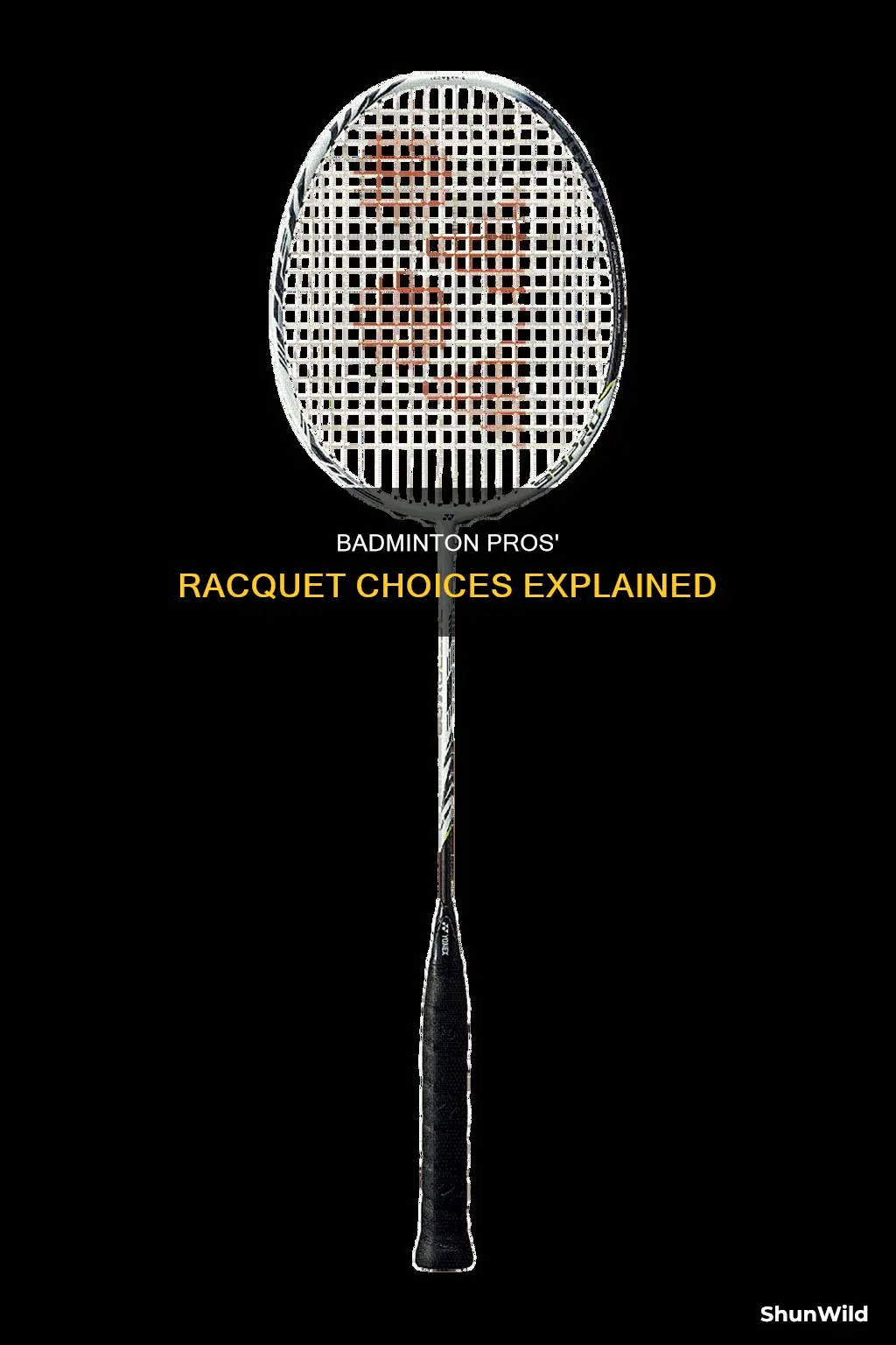 which badminton racquets do the pros use