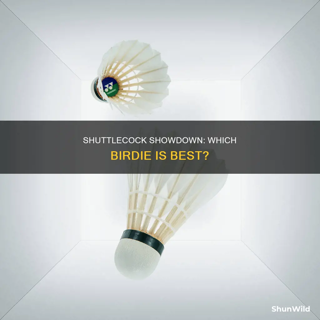 which badminton shuttlecock is better