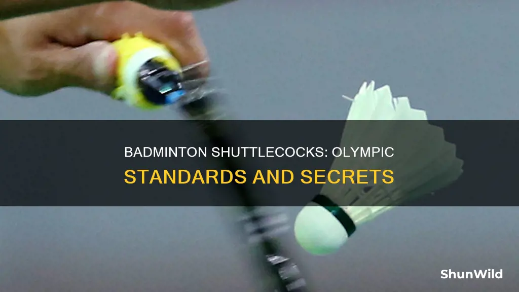 which badminton shuttlecock is used in olympics