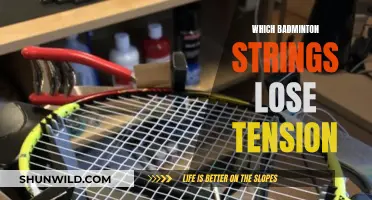Badminton Strings: Tension Loss and its Causes