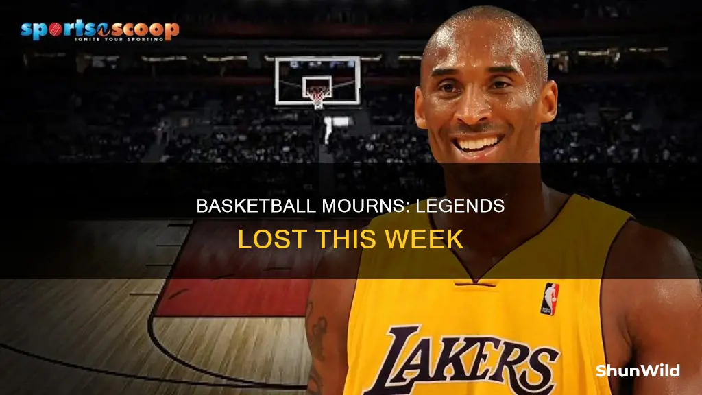 which basketball legend died this week