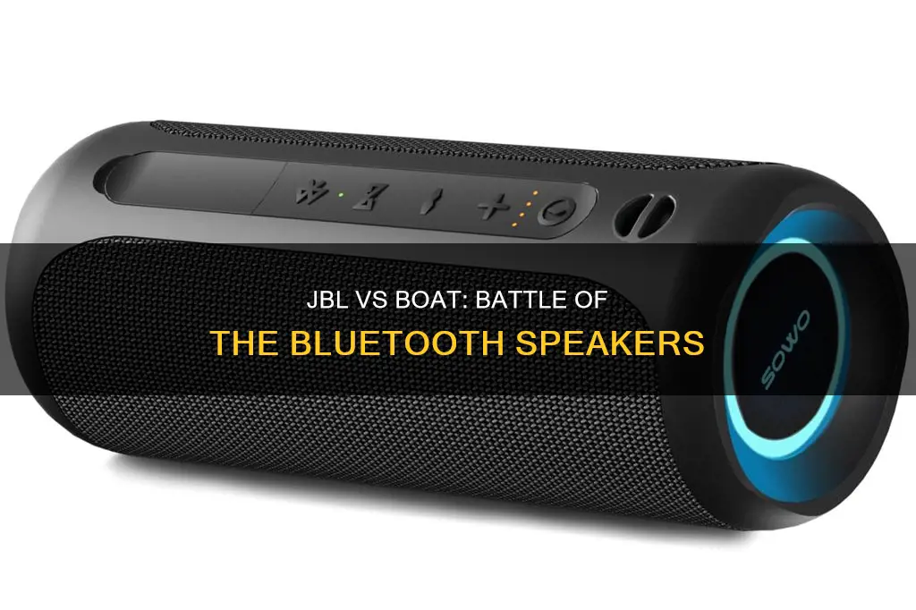 which bluetooth speaker is best jbl or boat