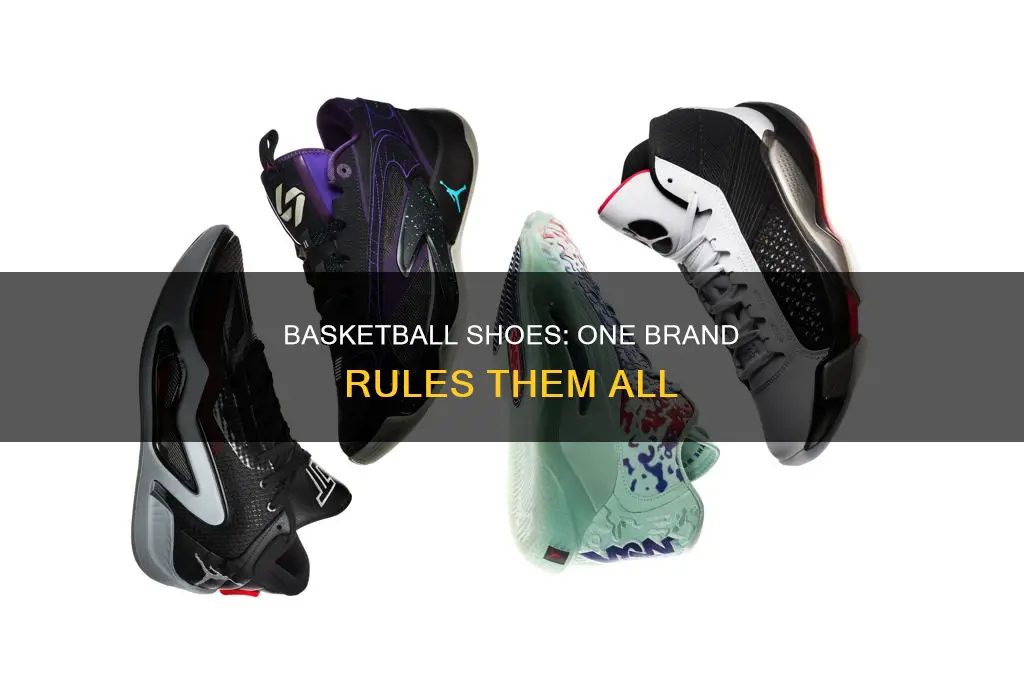 which brand makes about 95 of all basketball shoes
