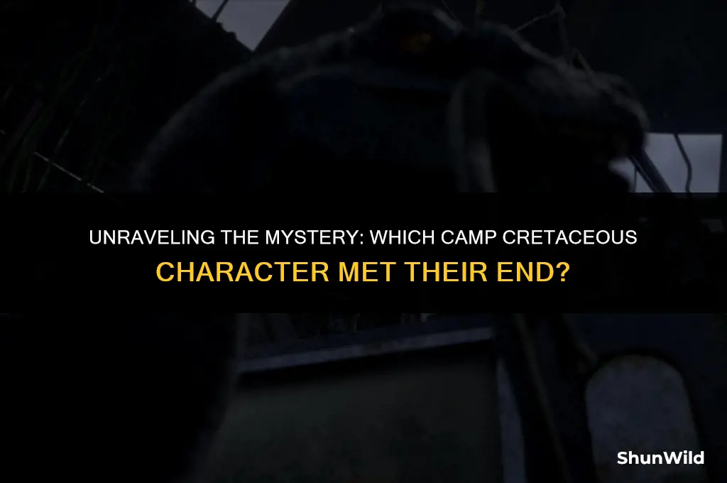 which camp cretaceous character died