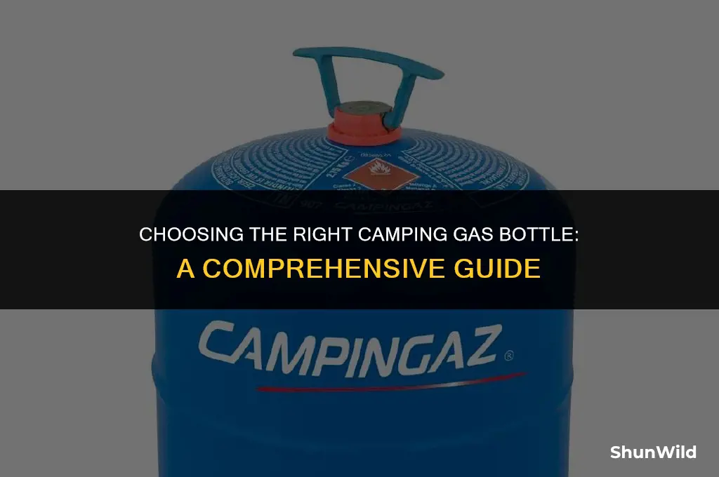 which camping gas bottle