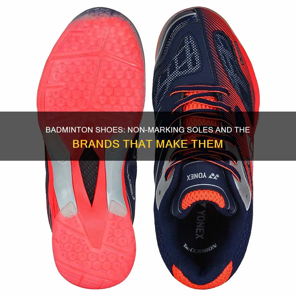 which company makes non marking badminton shoes