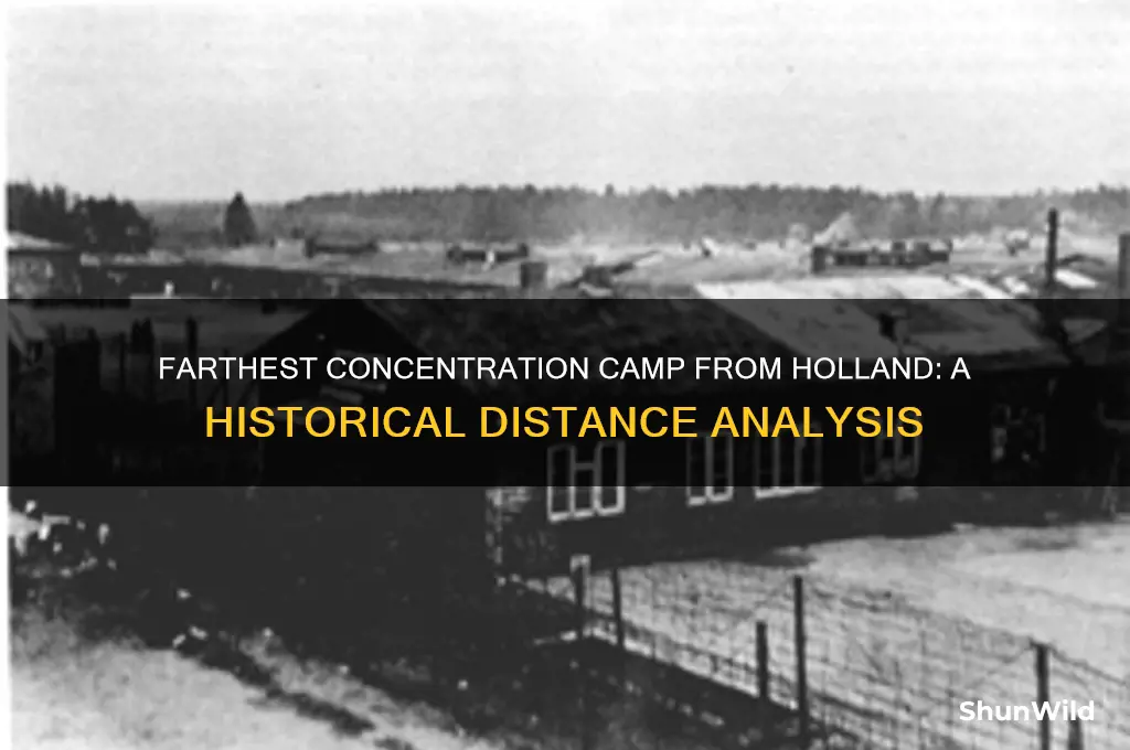 which concentration camp was the farthest from hollan