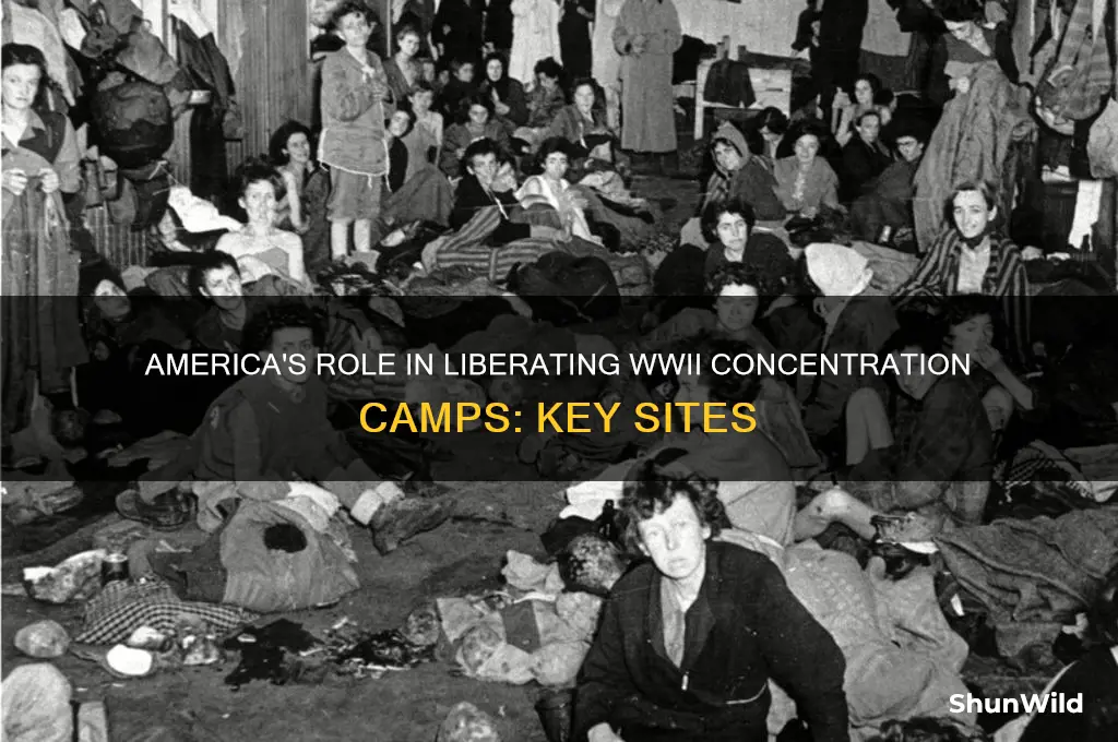 which concentration camps did america help liberate in wwii