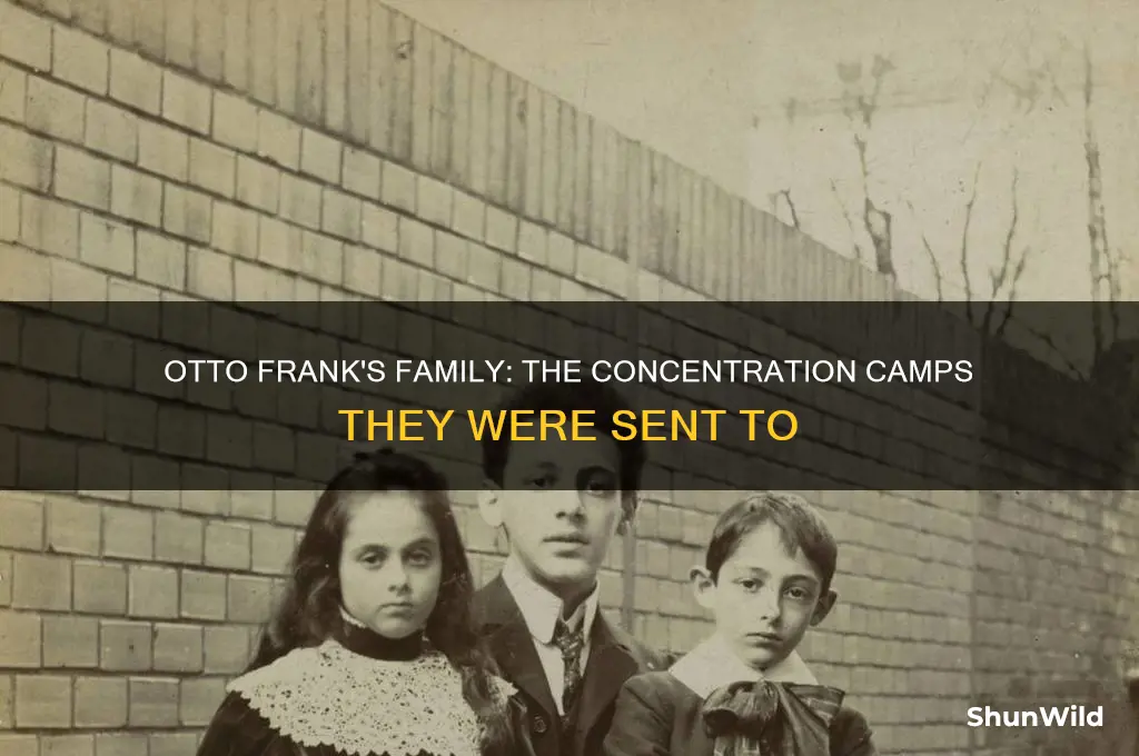 which concentration camps did otto frank