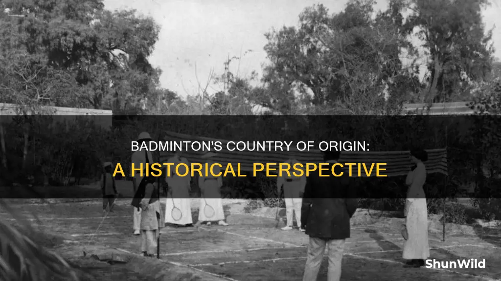 which country created badminton