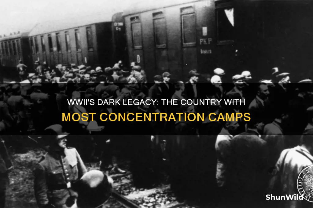 which country had the most concentration camps in ww2
