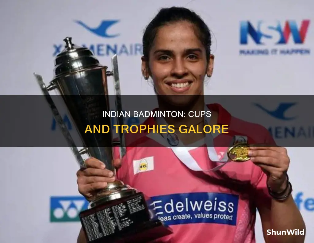 which cups and trophies are associated with badminton in india