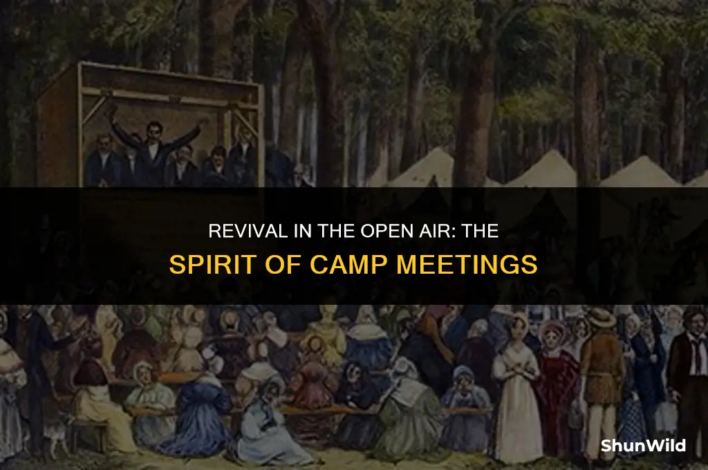 which describes camp meetings
