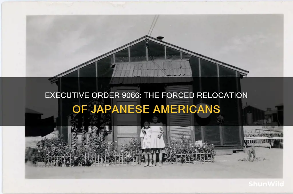 which executive order placed the japanese in concentration camps