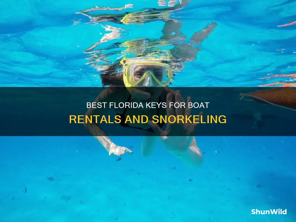 which florida key to rent boat and go snorkeling