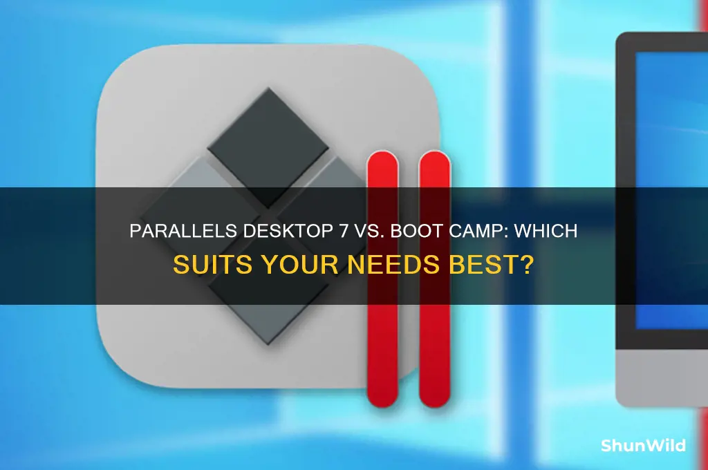 which is better parallels desktop 7 or apple boot camp