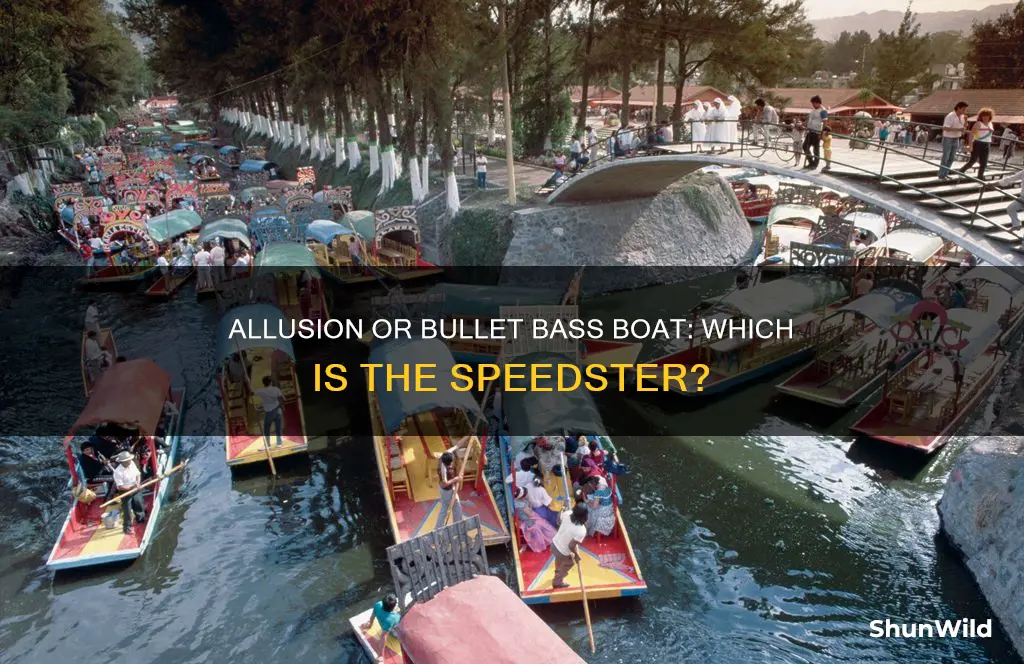 which is faster a allusion or s bullet bass boat