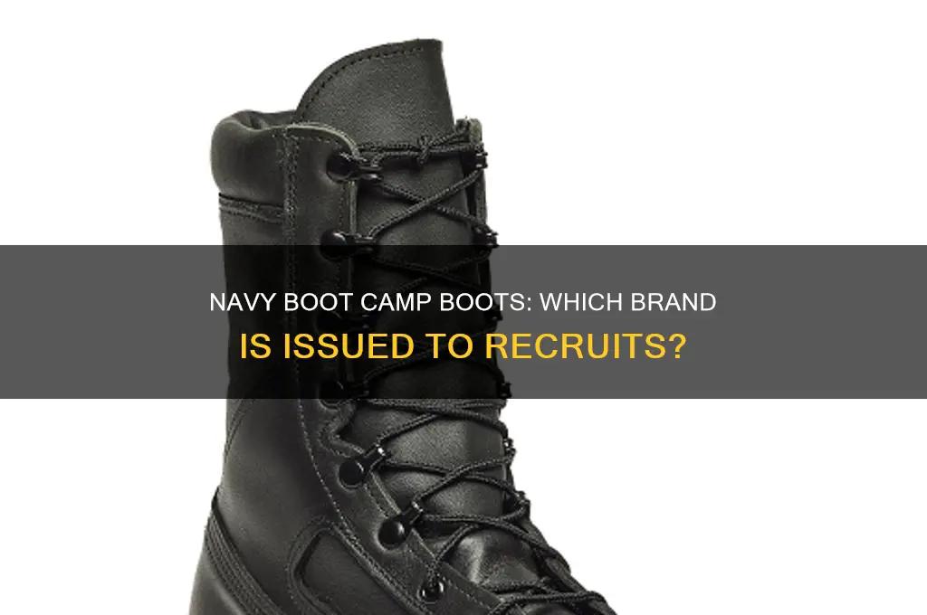 which maker of boots are issued in navy boot camp