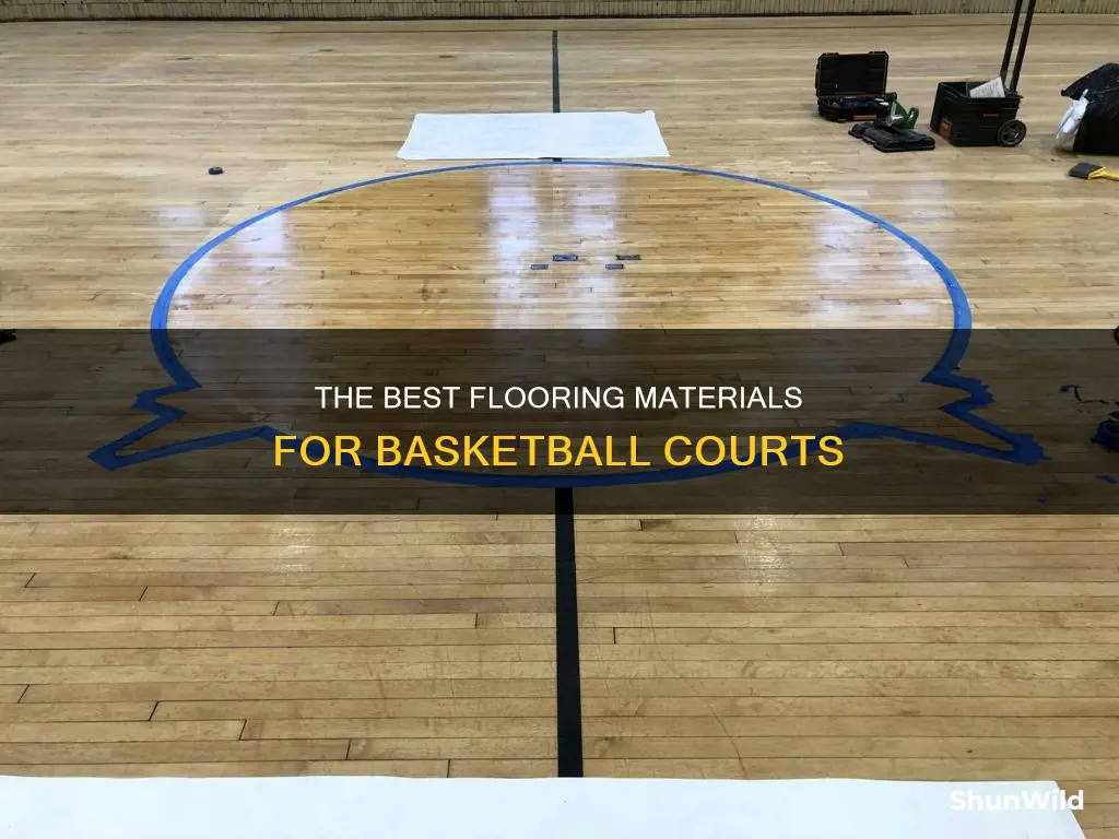 which material is used for basketball flooring