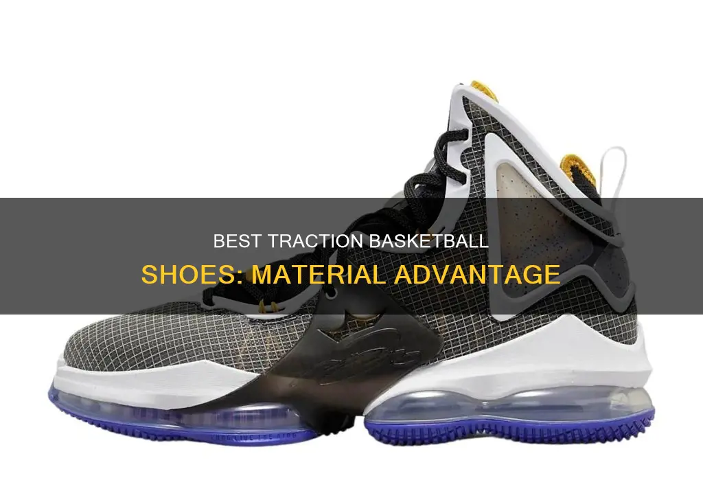 which materials on basketball shoes have best traction