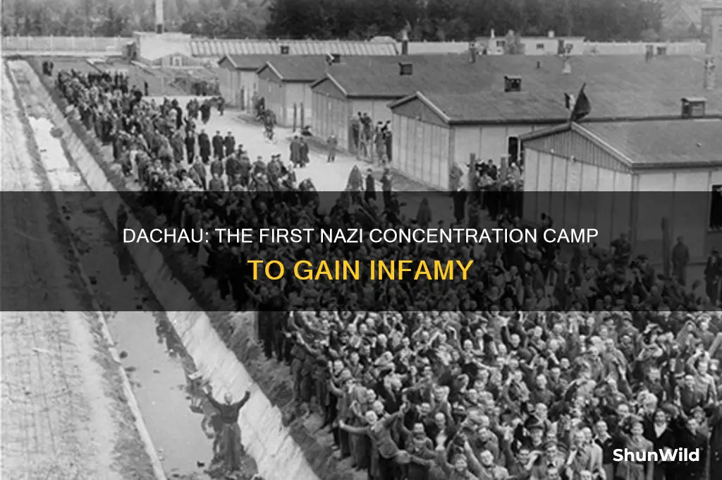 which nazi concentration camp gained fame first