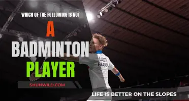 Who's Not Holding a Racket?