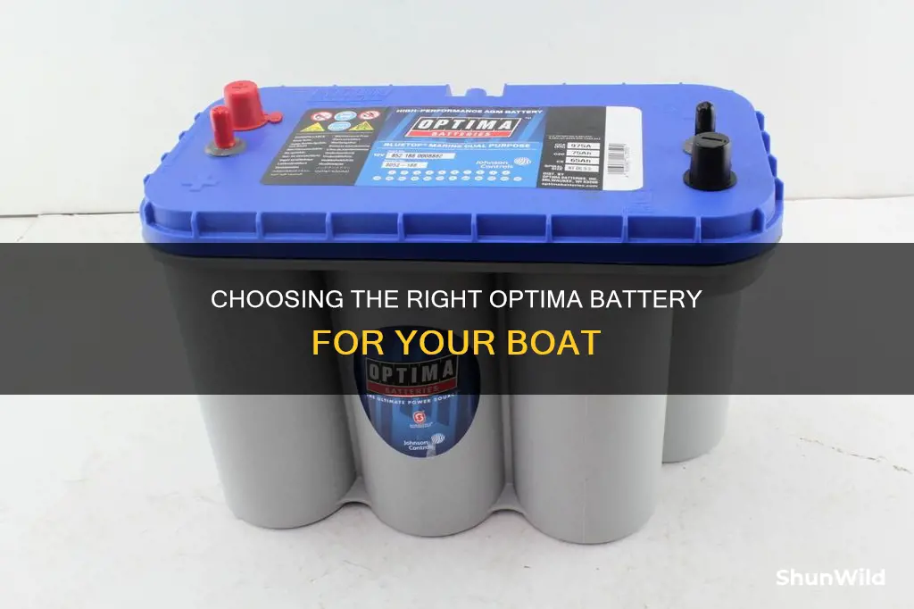 which optima battery for my boat