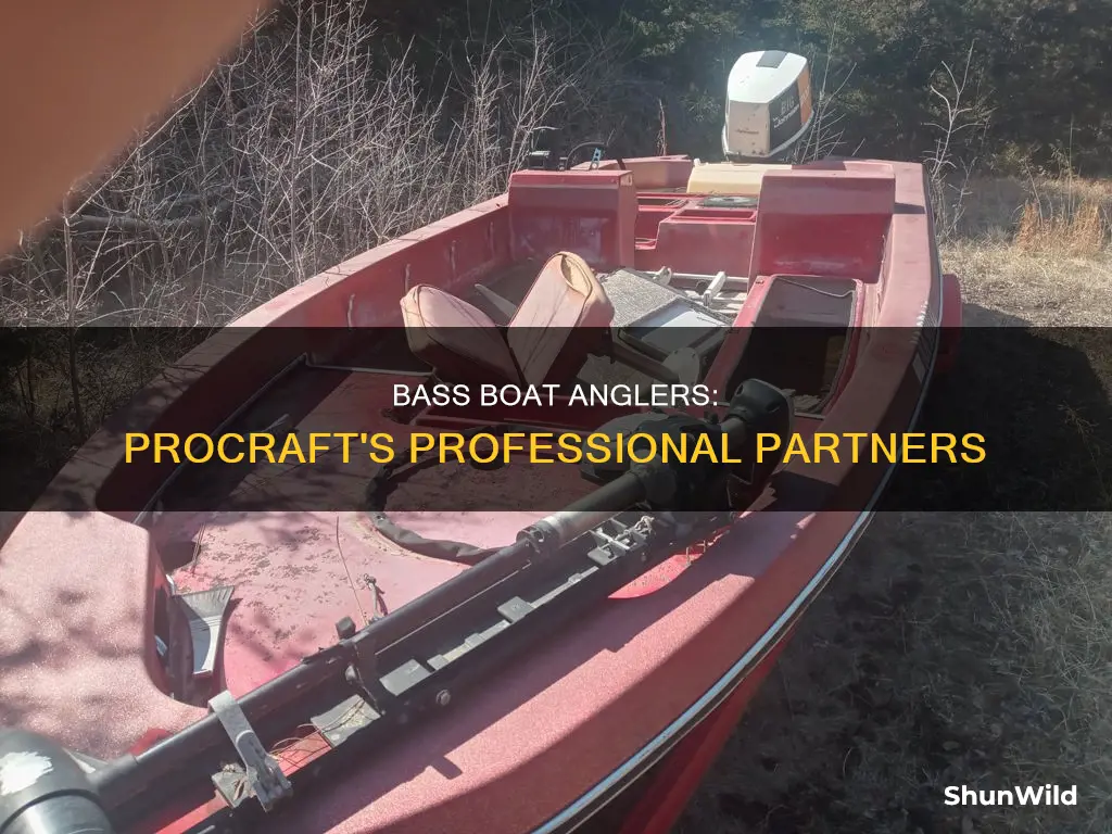 which professional angler had a procraft bass boat