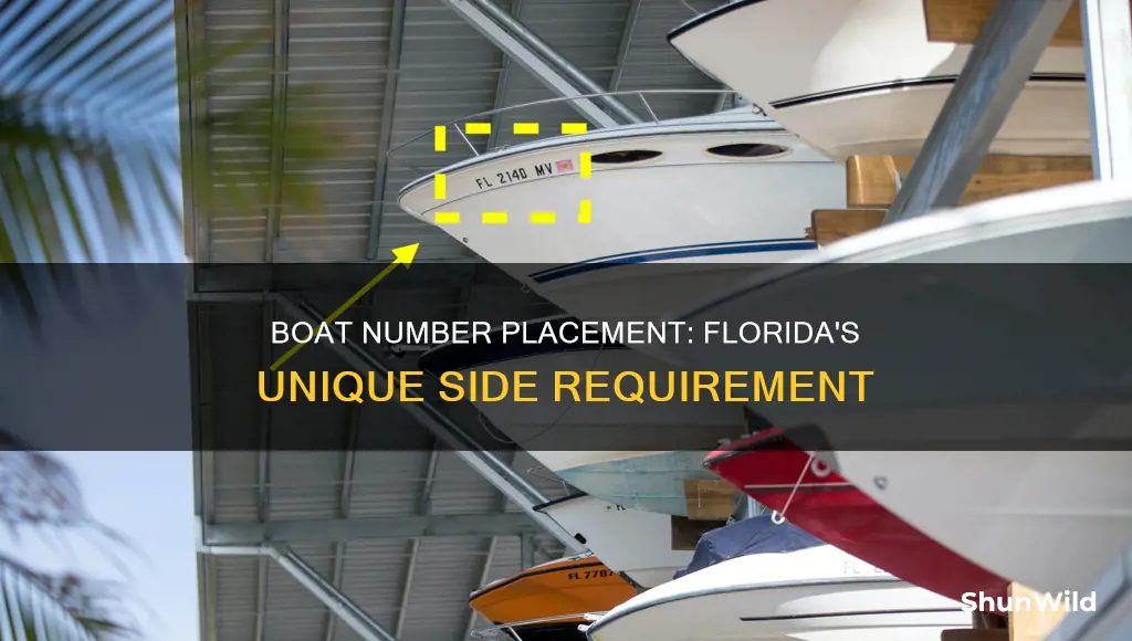 which side of boat do numbers go florida