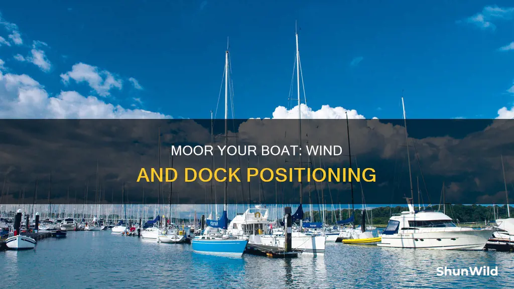 which side of dock moor boat wind