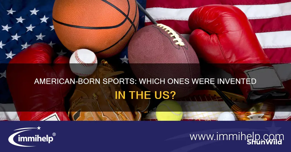 which sports was invented in the us