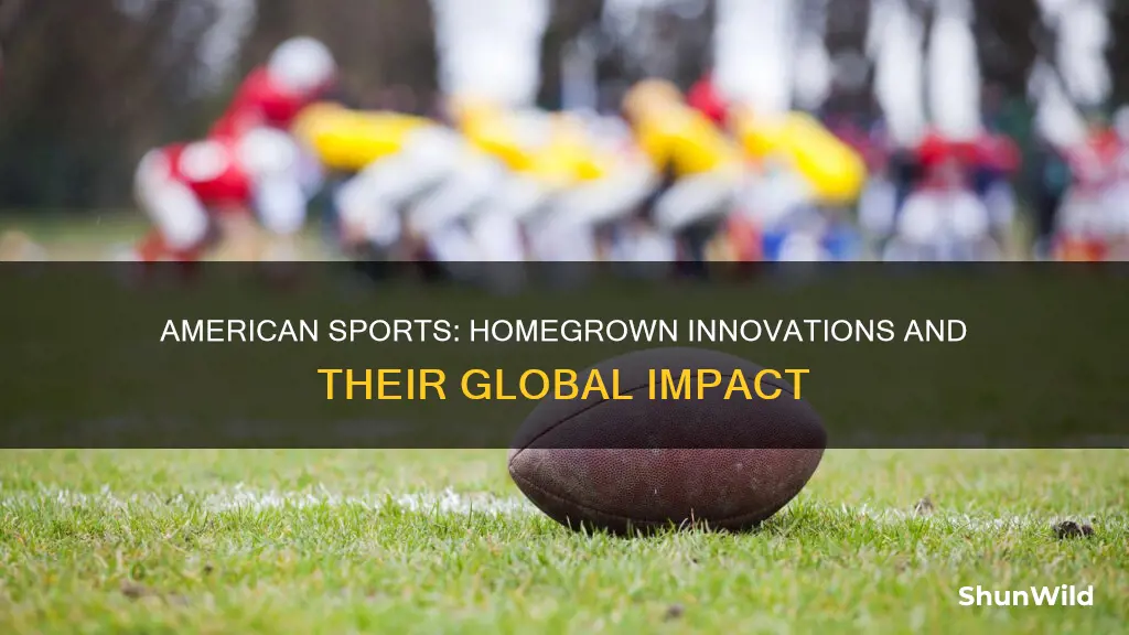 which sports were invented in the us