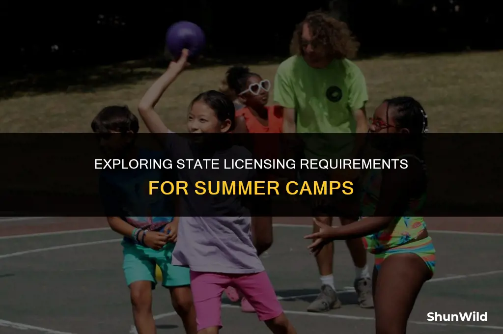 which states license summer camps