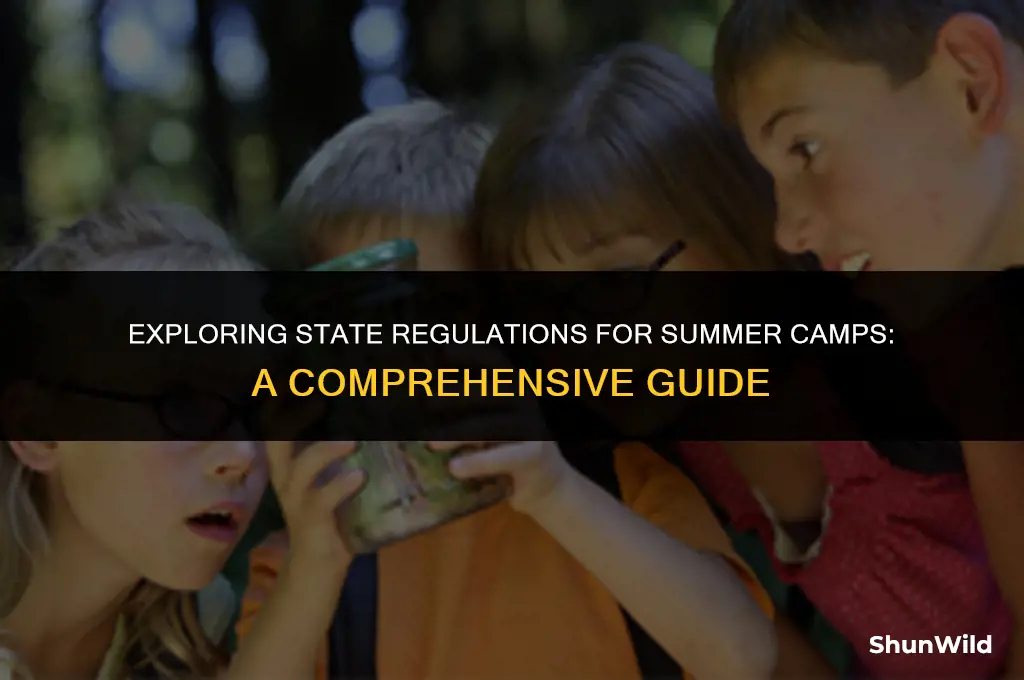 which states regulate summer camps