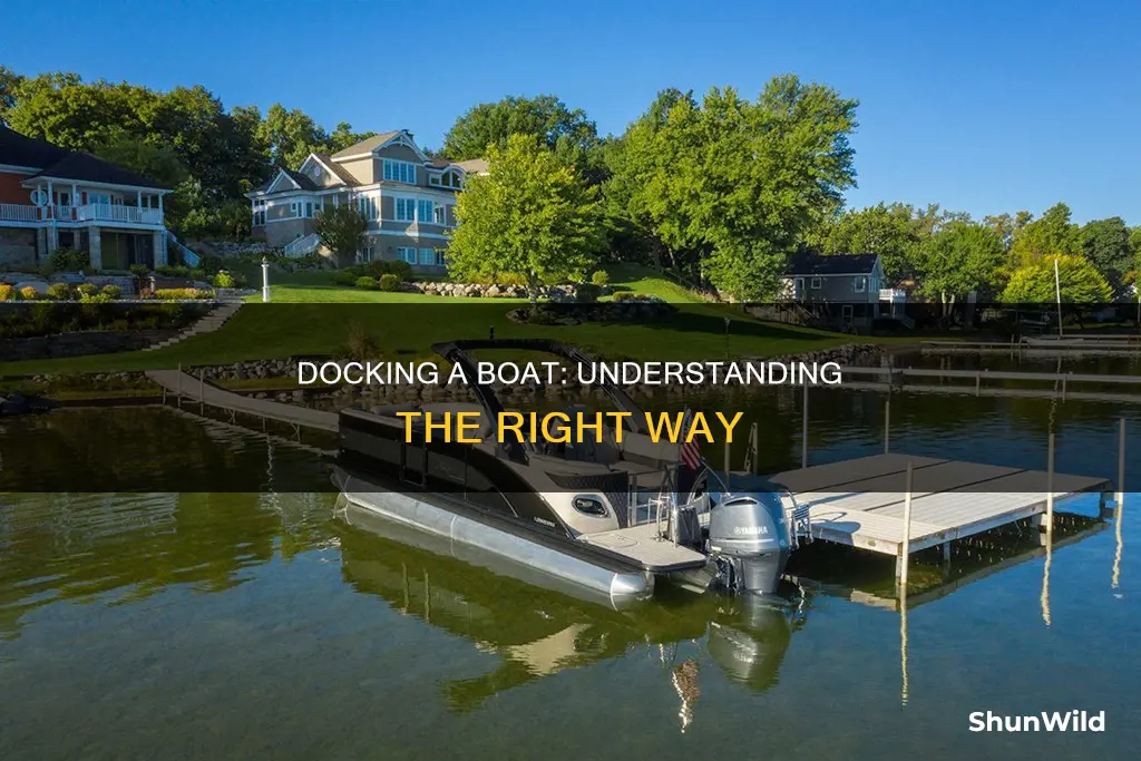 which way docks a boat