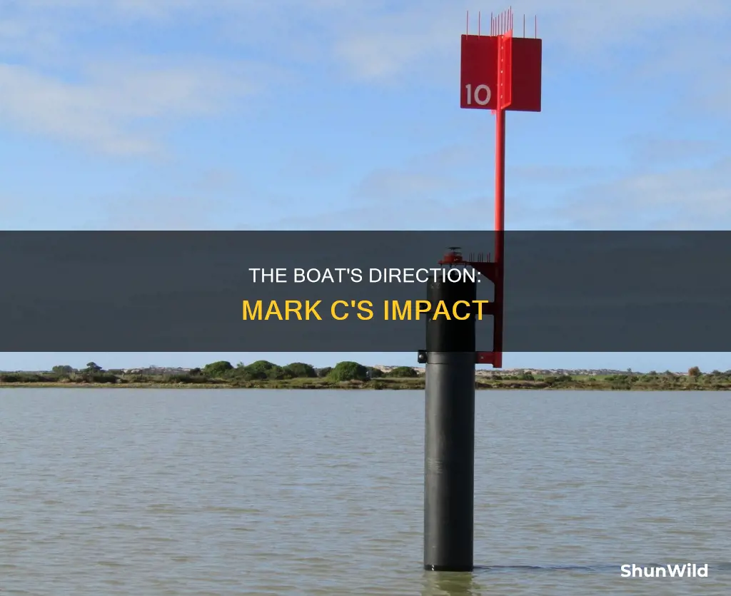 which way will the boat go if either mark c
