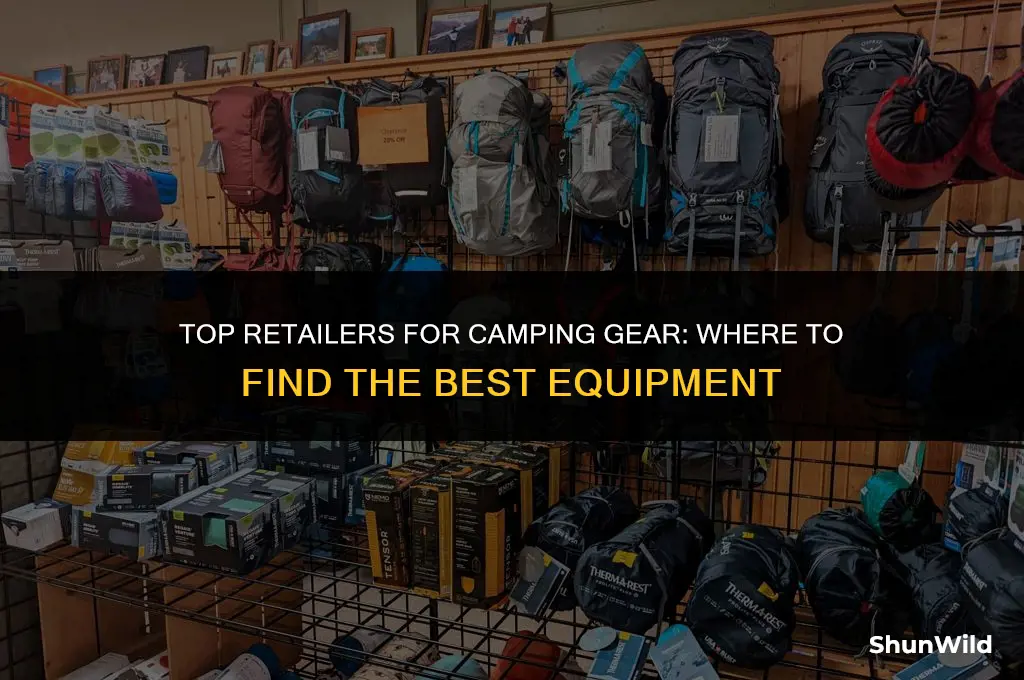 who aells camping equipment