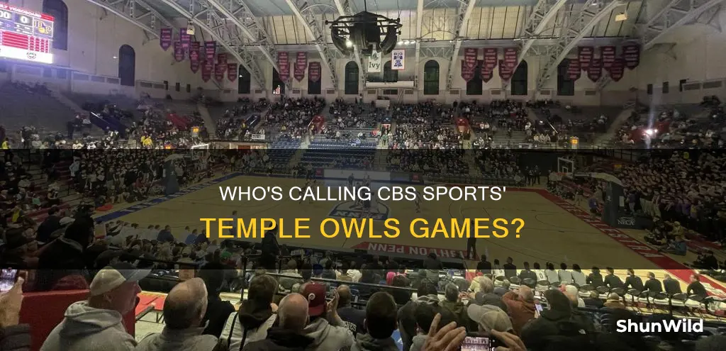 who announces for cbs sports temple owls men