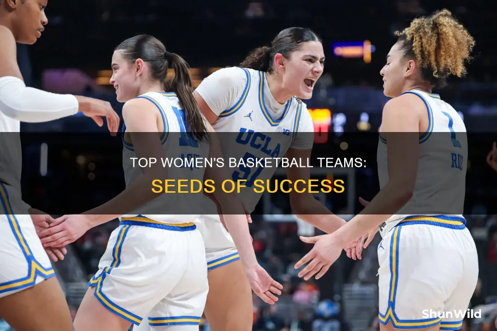 who are number one seeds womens basketball tournament