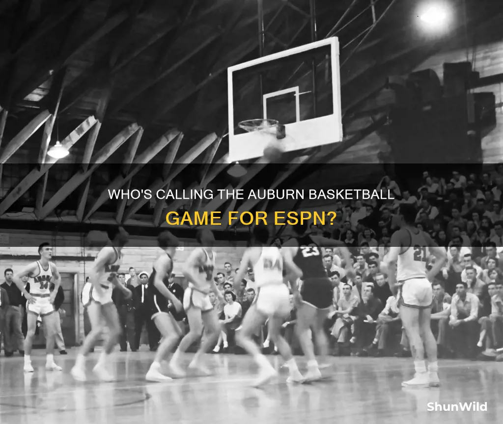 who are the espn announcers for auburn basketball tonight