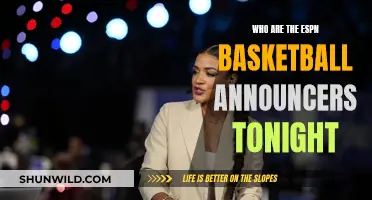 Who's Calling the Shots: ESPN's Basketball Announcers Tonight