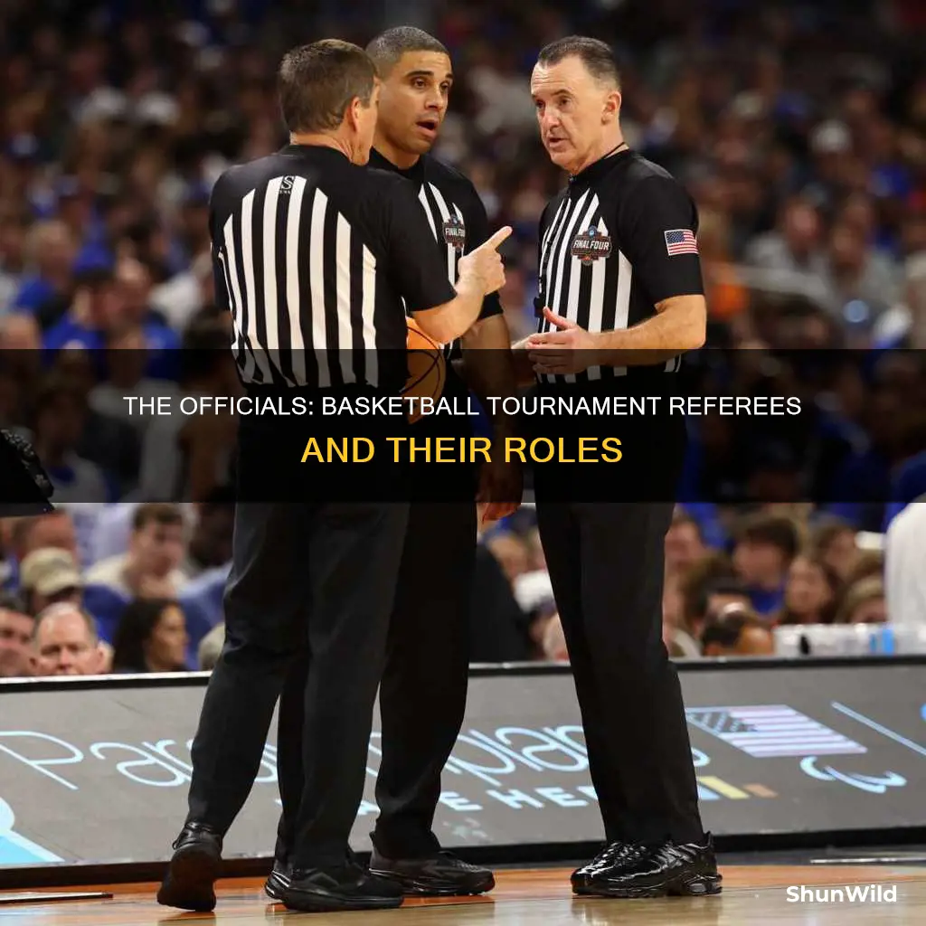 who are the officiating officials in basketball tournament