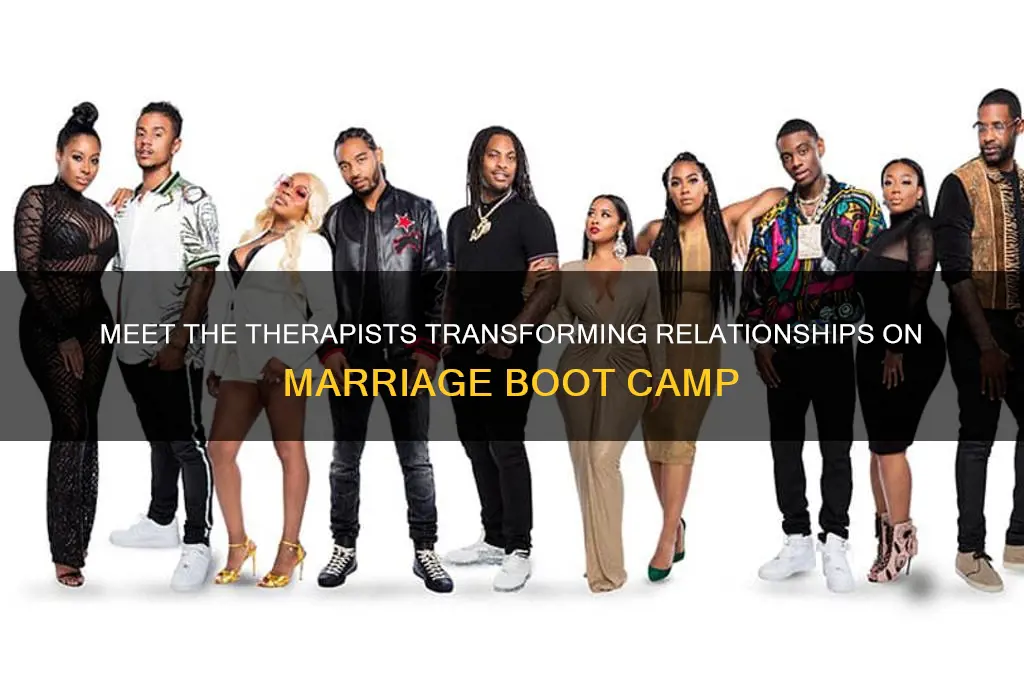 who are the therapists on marriage boot camp