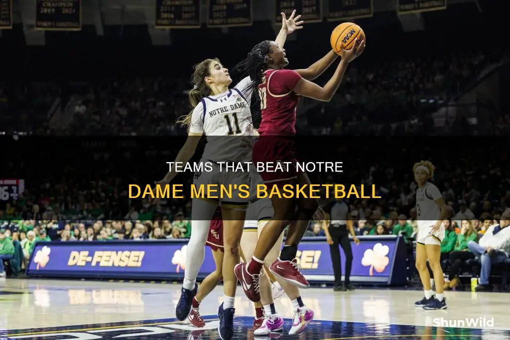 who beat notre dame mens basketball